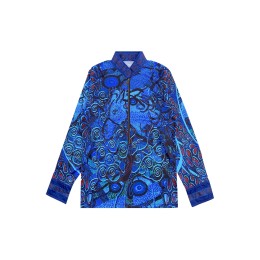 Customized blue half chest zipper dye sublimation polo shirt metal zipper collar full piece printed polo shirt dye sublimation factory  Vibrant colors  P1430 Customized blue half chest zipper dye sublimation polo shirt metal zipper collar full piece printed polo shirt dye sublimation factory  Vibrant colors  P1430